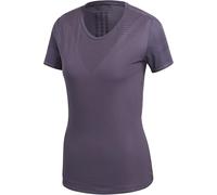 Camisa de entrenamiento de la camiseta femenina de las señoras adidas, rastro pú