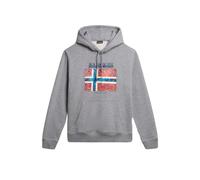 Camisa De Entrenamiento Napapijri Np0a4he9 Sudadera Hombre Algodón Gris Claro