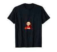 Camisa de Fantasma Vampiro Lindo Drácula Halloween Calabaza niño Camiseta