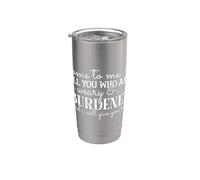 Camisa de Fe: Ven a Mí los Cansados Mateo 11:28 Vaso térmico de acero inoxidable de doble pared