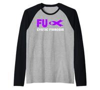Camisa de Fibrosis quística de Mierda - Concientización sobre la Fibrosis quística Camiseta Manga Raglan