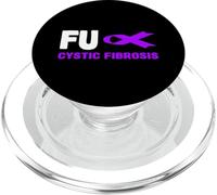 Camisa de Fibrosis quística FU - Concientización sobre la Fibrosis quística FU PopSockets PopGrip para MagSafe
