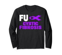 Camisa de Fibrosis Quística Fuck - Conciencia sobre la Fibrosis Quística Manga Larga