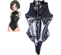 Camisa de fuerza bondage - esposas de cuero, correas para los tobillos - de sujeción para armbinder - juego fetichista de esclavos - juguetes sexuales para parejas, mujeres, hombres(Schwarz,M)