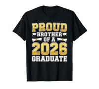 Camisa de graduación de Proud Brother of A 2026 Graduate Class 2026 Camiseta
