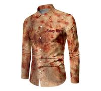 Camisa de Halloween para hombre con problemas resueltos, camiseta de manga larga, divertida, disfraz de horror, camiseta de manga larga, estampado sangriento, disfraz de vacaciones, camiseta, Nº 20