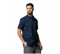 Camisa de hombre Columbia Rapid Rivers™ Printed Short Sleeve Shirt Talla: L / Color: azul oscuro