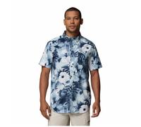 Camisa de hombre Columbia Rapid Rivers™ Printed Short Sleeve Shirt Talla: L / Color: beige/azul