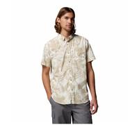 Camisa de hombre Columbia Rapid Rivers™ Printed Short Sleeve Shirt Talla: M / Color: beige/blanco