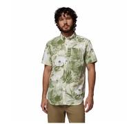 Columbia - Camisa estampada de manga corta Rapid Rivers™ - Verde - Talla M - Hombre