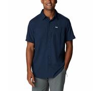 Camisa de hombre Columbia Silver Ridge™ Utility Lite Novelty SS Talla: XL / Color: azul oscuro