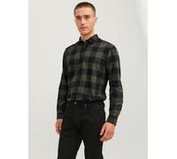 CAMISA DE HOMBRE JACK&JONES Slim Fit Negocios Manga Larga Twill Top JJEGINGHAM N