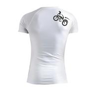 Camisa de hombre nanosilver® MOTO blanca L