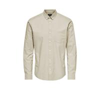 Camisa de hombre ONLY&SONS Slim Fit Manga larga Oxford elegante cómodo Camiseta