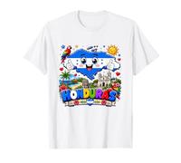 Camisa de Honduras, gráfico de Mapa de la Bandera de Honduras para los Amantes Camiseta