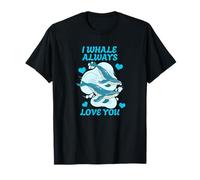 Camisa de Juego de Palabras con Texto en inglés I Whale Always Love You Camiseta