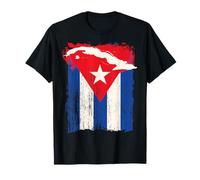 Camisa de la bandera de Cuba Mes de la Herencia Hispana Cubana Día de la Revolución Camiseta