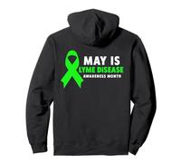 Camisa de la Enfermedad de Lyme - Mayo es el Mes de concienciación sobre la Enfermedad de Lyme Sudadera con Capucha