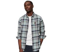Camisa de leñador de manga larga de algodón orgánico Superdry 2XL