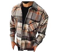 Camisa de leñador para hombre, a cuadros, camisa de franela forrada, camisa térmica de manga larga, chaqueta de invierno, chaqueta de franela a cuadros, chaqueta de invierno, camisa térmica, camisa de
