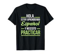 Camisa de lengua española para estudiante | Regalo de aprendizaje de práctica Camiseta