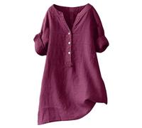 Camisa de Lino de Manga Larga para Mujeres, Ofertas Flash del Dia Hoy, amazón Compras, Ofertas Flash del Dia Premium Hoy, Vestidos Baratos Online, amazón Compras, Vestidos Baratos Online, Ofertas Hoy