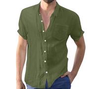 Camisa De Lino Hombre Camisas Lino Hombre Camisas Festivaleras Unisex Conjunto Verano Camisetas Manga Corta Blanca Pack Algodon Tallas Grandes Ropa Elegante Larga Vestir Boda Chaqueta Americana