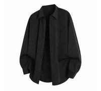 Camisa de lino para hombre con botones, informal, de manga larga, de verano, para la playa, camiseta ligera de color sólido, camisa holgada, temperamento, simple, transpirable, ajustada, camisa de