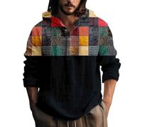 Camisa de lino para hombre de algodón y lino con capucha fina sudadera con capucha sudadera con capucha tops con botones camiseta de manga larga camisa de verano ligera camisa de verano cómoda camisa