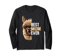 Camisa de llama para madre, disfraz de llama para cumpleaños de madre Manga Larga