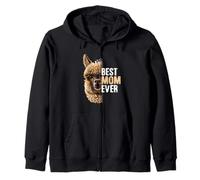 Camisa de llama para madre, disfraz de llama para cumpleaños de madre Sudadera con Capucha