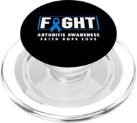 Camisa de Lucha contra la Artritis - Blue Ribbon Arthritis Awareness PopSockets PopGrip para MagSafe