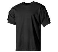 Camisa de manga corta MFH US Con bolsillos en las mangas Hombre Militar Negro