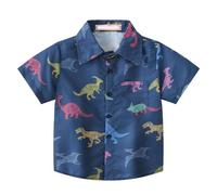Camisa de manga corta para, casual, estampado multicolor, moda, manga corta, bebé, delgada, manga corta, camiseta de manga larga para mujer, marine, 18-30 Monate