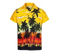 Camisa de Manga Corta para Hombre - Camisa Hawaiana - Camisa de Verano para Hombre Informal - Camisa de Playa Aloha para Vacaciones, Disfraces y Fiestas