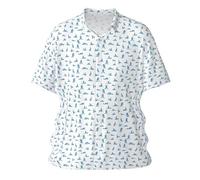 Camisa de manga corta para hombre con patrón de posiciones sexuales humorísticas - Divertida camisa de fiesta con estampado integral | Parte superior divertida y provocativa, Style_d01 Negro, L