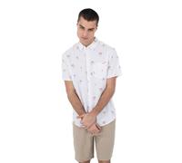 Camisa de Manga Corta para Hombre, elástica única
