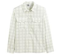 Camisa de manga larga a cuadros Mujer Talla 38. Color Verde