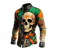 Camisa de manga larga con botones - Ideal para hombre Camisas de manga corta para hombre Camisas de lino de manga corta camisa de lino camisa de lino camisa de manga corta verano, Other, 4XL