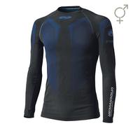 Camisa De Manga Larga Held 3D-Skin Cool Top Color: Negro/Azul Talla: L