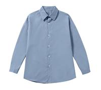 Camisa de manga larga para hombre, color liso, elástica, informal, corte regular, ligera, transpirable, camisa de playa, colores macaron, camisas cómodas, de manga larga, para hombre, para ocasiones