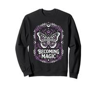 Camisa de Mariposa Bruja - Convirtiéndose en estética mágica de Brujas Sudadera