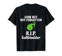 Camisa de memoria divertida de la vesícula biliar "Gone But Not Forgotten RIP Camiseta