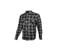 Camisa de Moto de Franela GMS Jaguar Negro/Gris3XL Negro,Gris