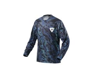 Camisa de Moto Rev´it Emulsion Azul/NegroXXL Azul,Negro