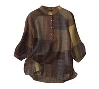 Camisa De Mujer Camisetas Blancas Mujer Camisa Talla Grande De Verano Manga Corta para Blusa Chic Y Elegante. Casual Verano Ligera Playa Clásico Tradicional Unicolor