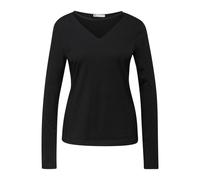 Street One Camiseta con Detalles de Malla Black 36