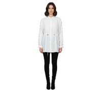 Camisa de mujer Diesel T-Elsa blanca larga con pedrería S