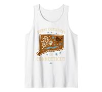 Camisa de Navidad en Connecticut a Juego con la Familia Camiseta sin Mangas