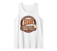 Camisa de Navidad en Connecticut con diseño de Galleta Familiar Camiseta sin Mangas